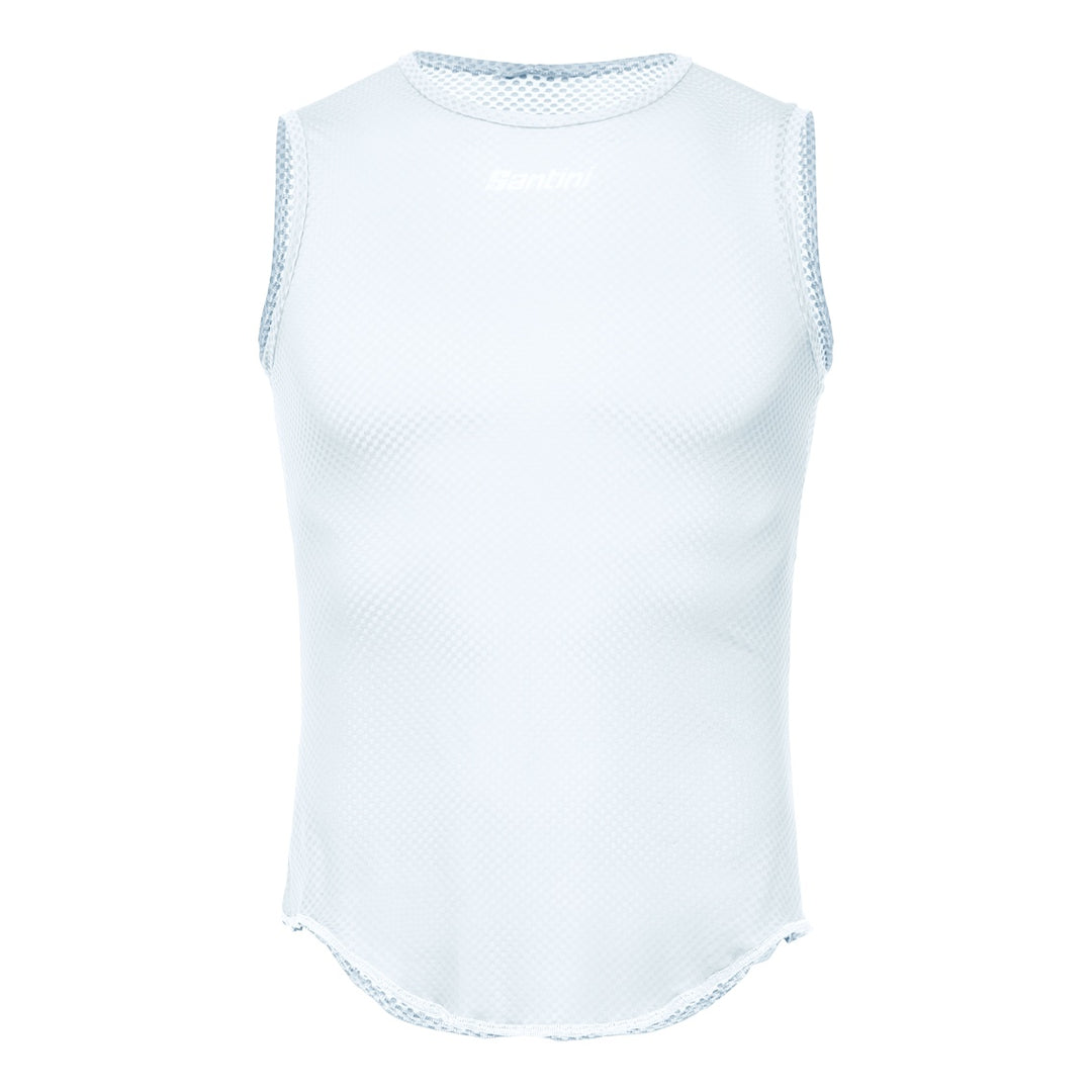 Santini Thermoshirt ärmellos Lieve Herren Weiss