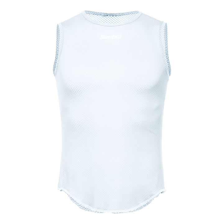 Santini Thermoshirt ärmellos Lieve Herren Weiss