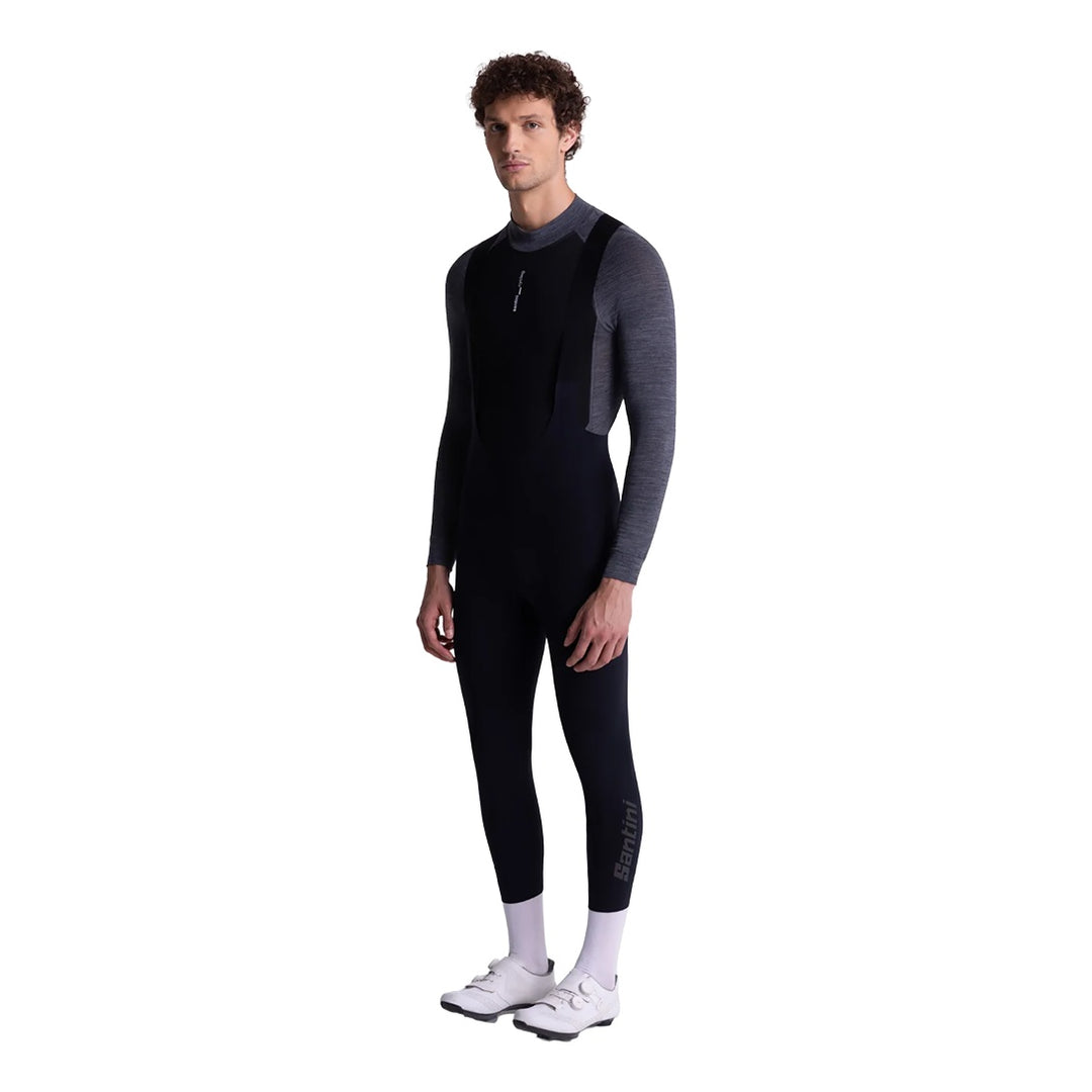 Santini Trägerhose 7/8 Unico Herren Schwarz