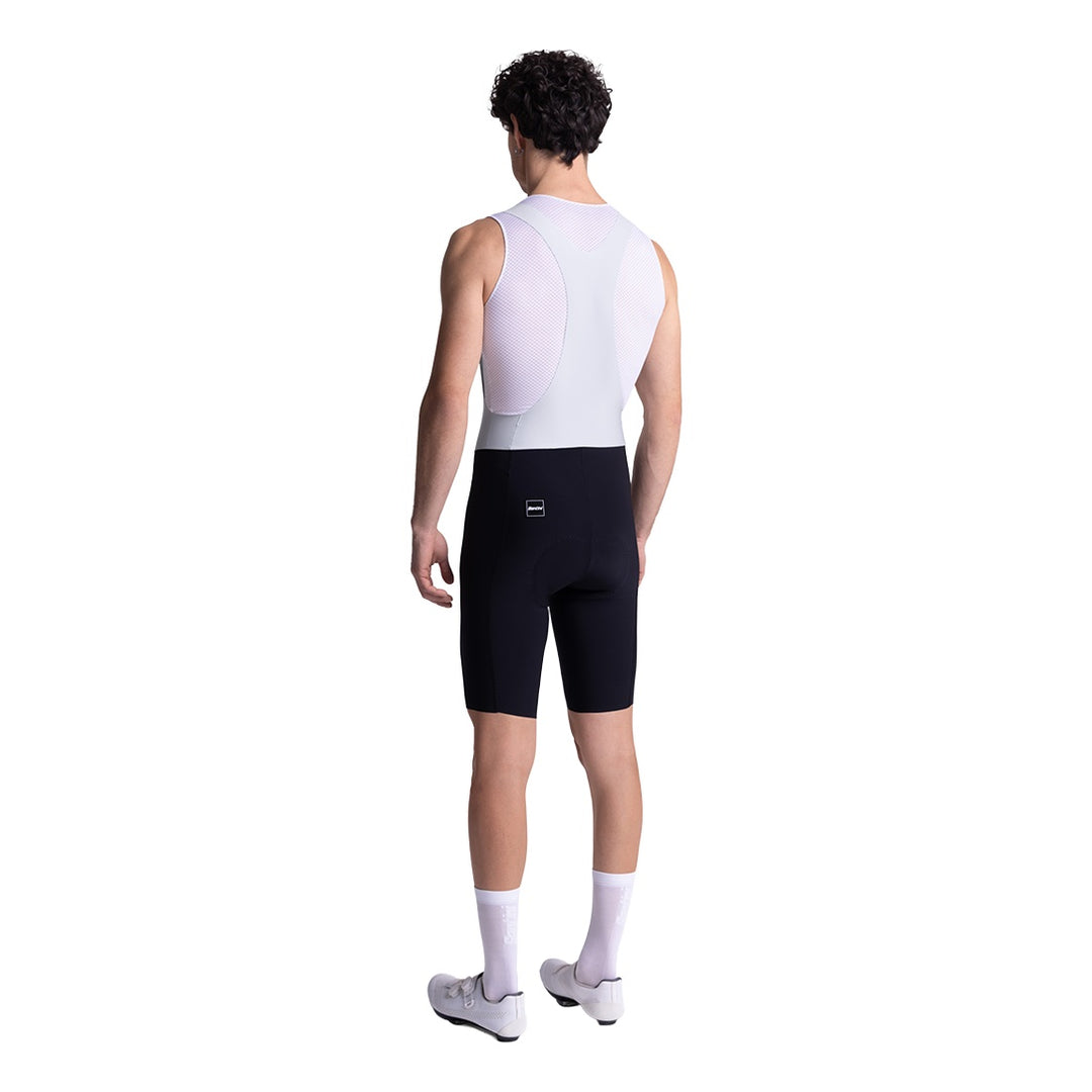 Santini Trägerhose kurz Aero Race Herren Schwarz