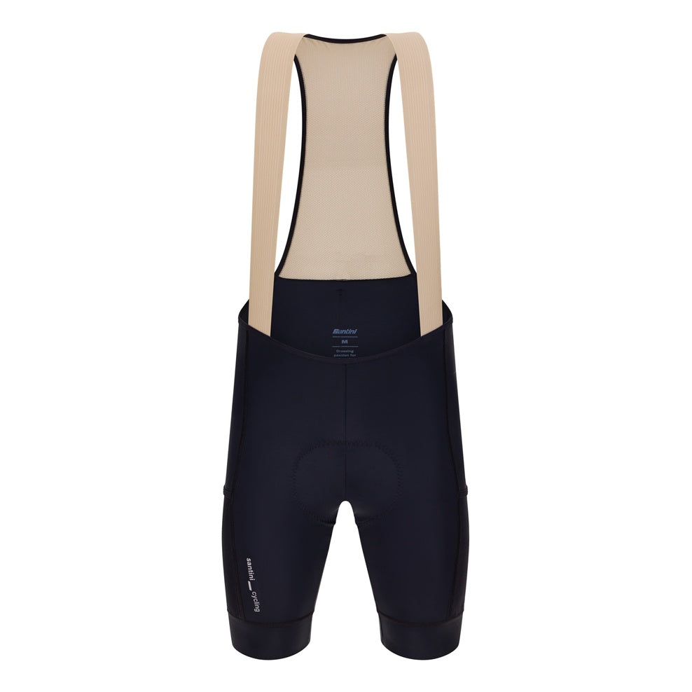 Santini Trägerhose kurz Cargo Herren Schwarz
