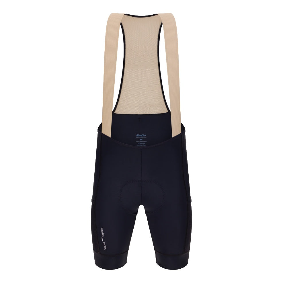 Santini Trägerhose kurz Cargo Herren Schwarz