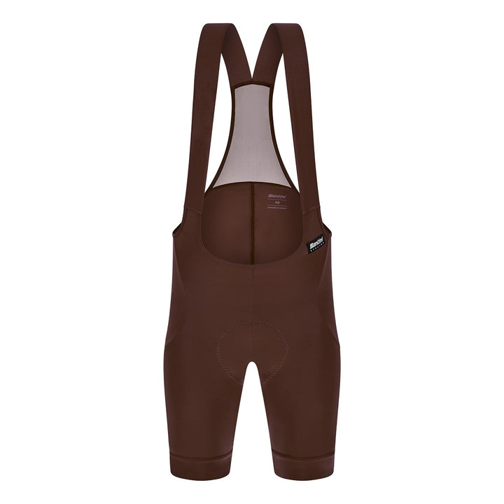 Santini Trägerhose kurz RTR Herren Cioccolato