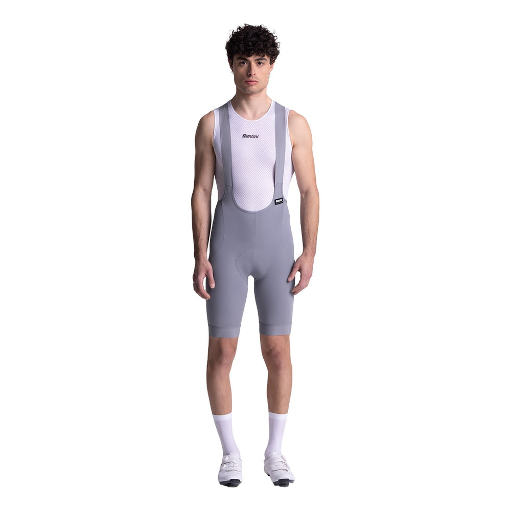 Santini Trägerhose kurz RTR Herren Grigio