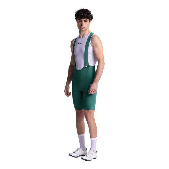 Santini Trägerhose kurz RTR Herren Oliva