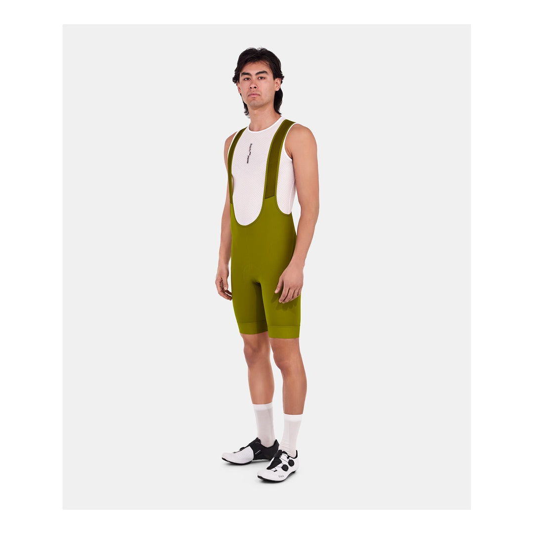 Santini Trägerhose kurz RTR Herren Pistacchio