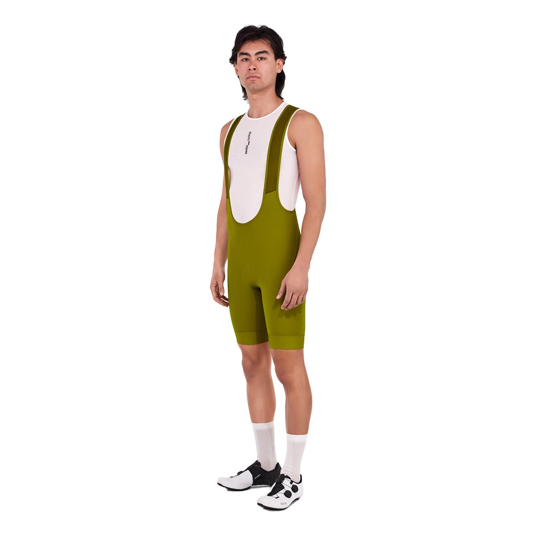 Santini Trägerhose kurz RTR Herren Pistacchio