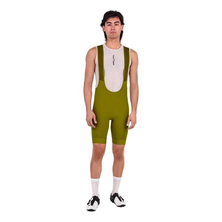 Santini Trägerhose kurz RTR Herren Pistacchio
