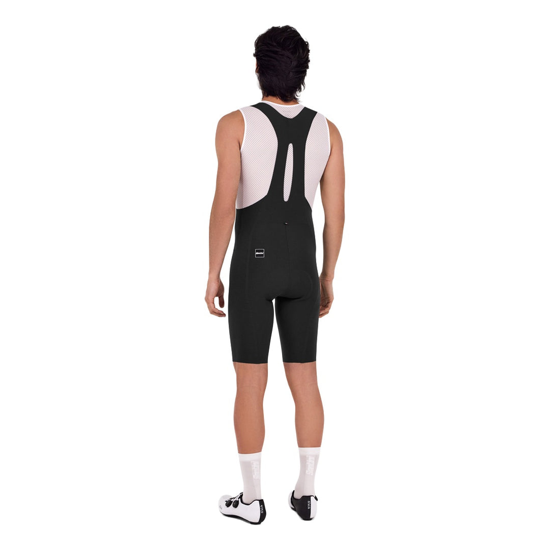 Santini Trägerhose kurz Unico 2025 Herren Schwarz
