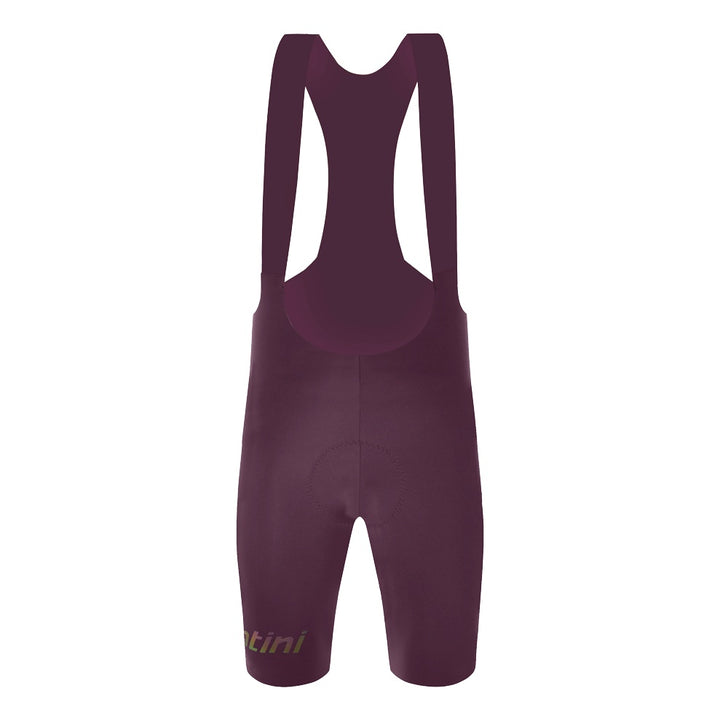 Santini Trägerhose kurz Unico Edge Herren Burgundy