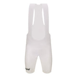 Santini Trägerhose kurz Unico Edge Herren Weiss