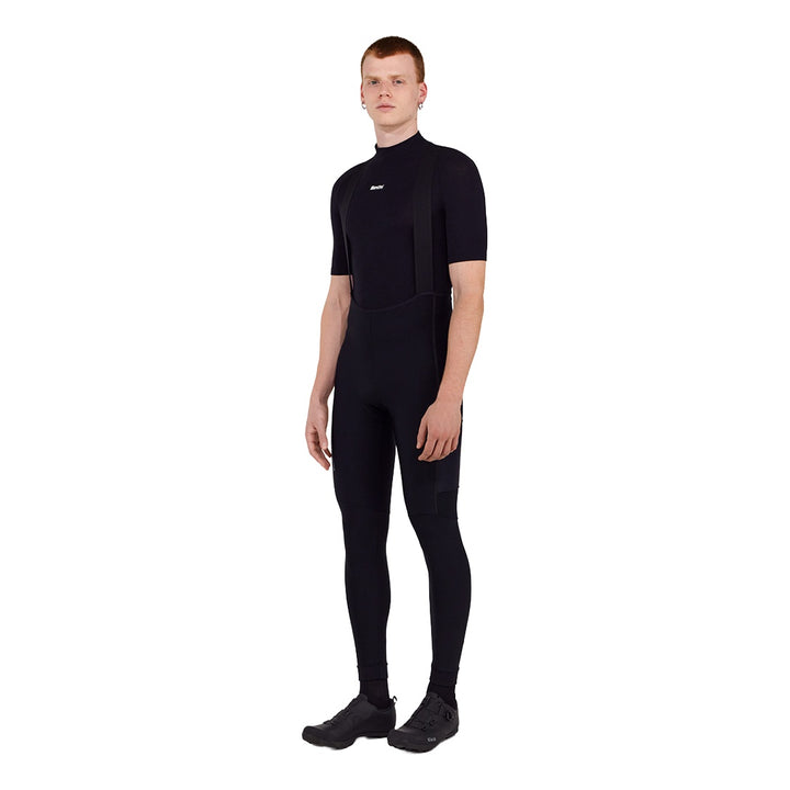Santini Trägerhose lang Cargo 2 Herren Schwarz