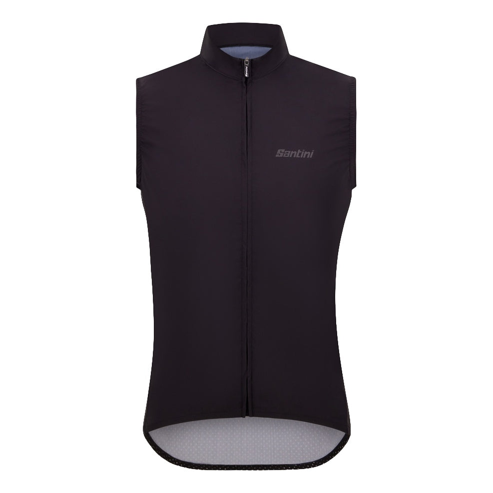 Santini Windweste RTR Unisex Schwarz