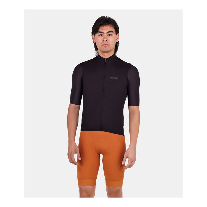 Santini Windweste RTR Unisex Schwarz