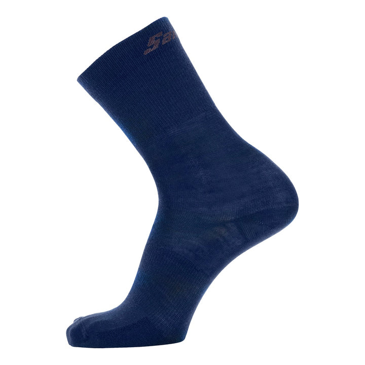 Santini Winter-Socken lang WIN Wool Herren Blau