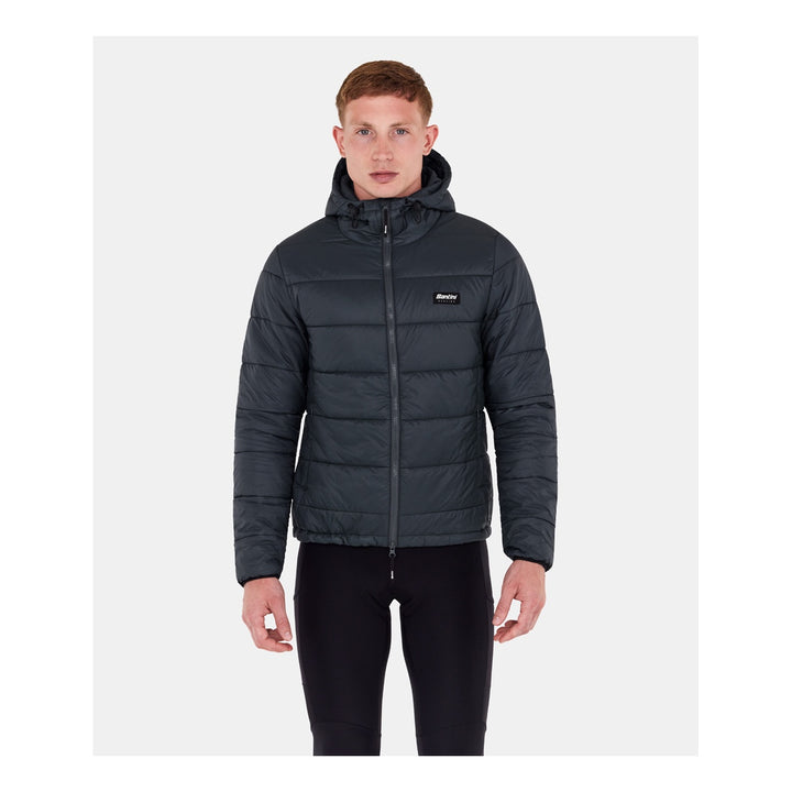 Santini Winterjacke Puff Unisex Schwarz