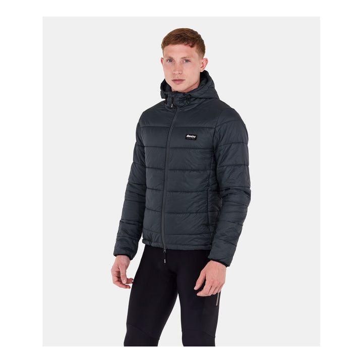 Santini Winterjacke Puff Unisex Schwarz