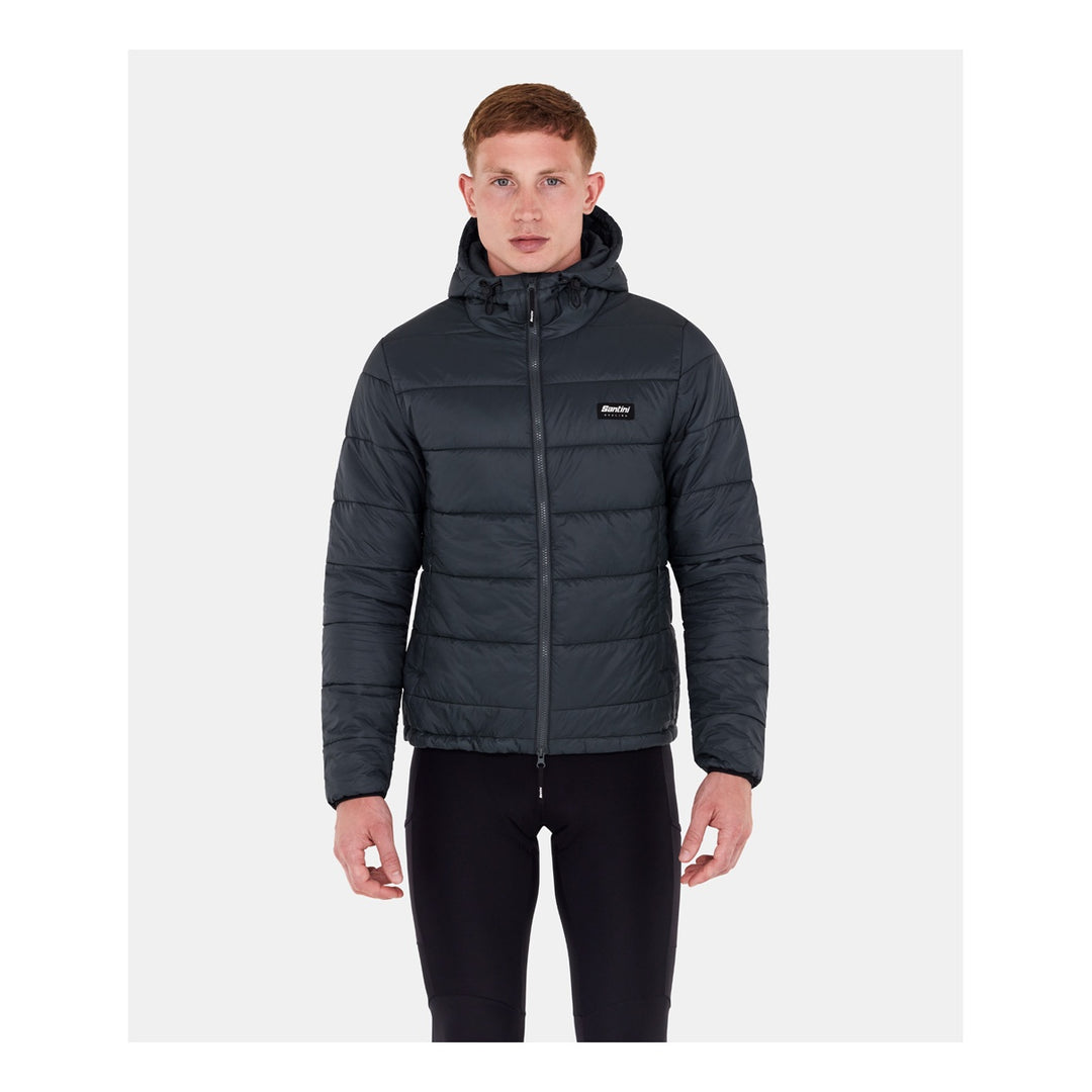 Santini Winterjacke Puff Unisex Schwarz