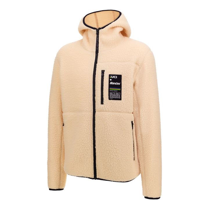 Santini Winterjacke UCI Rainbow World Champion Unisex Cappuccino