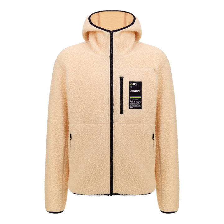 Santini Winterjacke UCI Rainbow World Champion Unisex Cappuccino