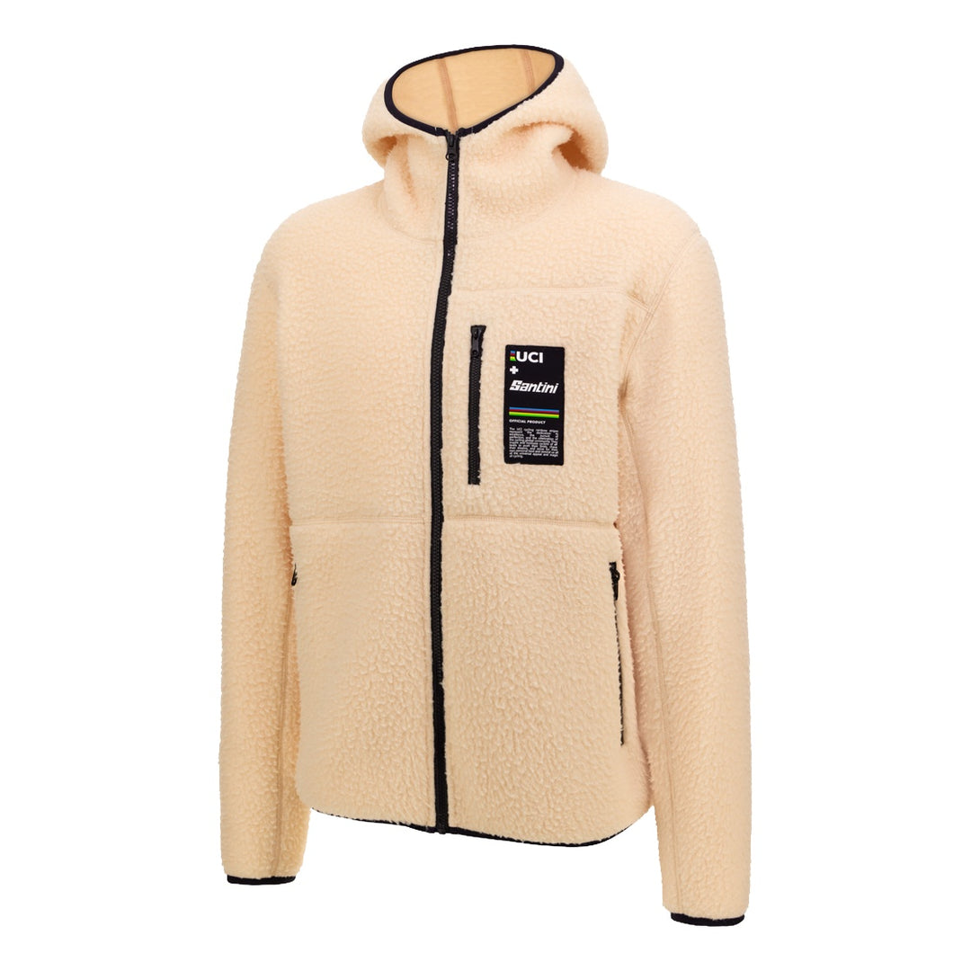Santini Winterjacke UCI Rainbow World Champion Unisex Cappuccino