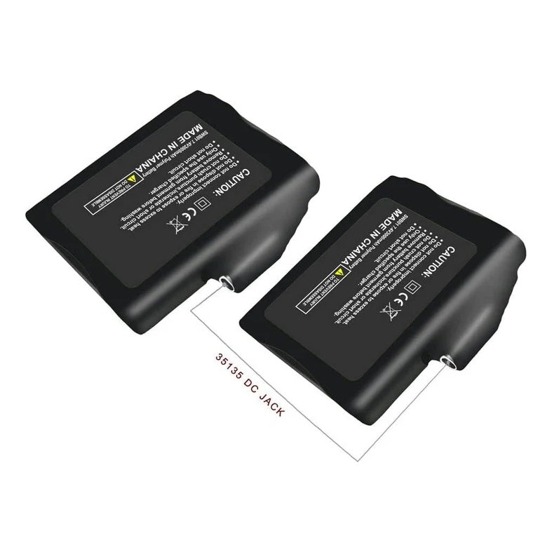 SAVIOR Extra Akku Paar (2Stk.) 3000 mAh schwarz