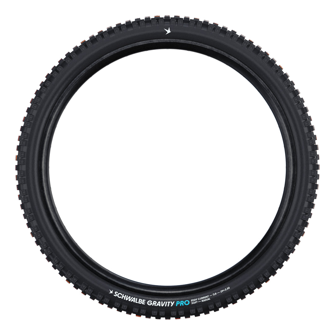 Schwalbe Pneu Eddy Current 29x2.50 Gravity Pro Soft TL-Ready black Radial black
