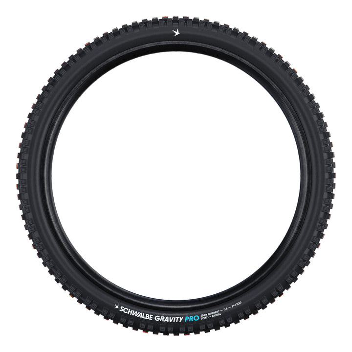 Schwalbe Pneu Eddy Current 29x2.50 Gravity Pro Soft TL-Ready black Radial black