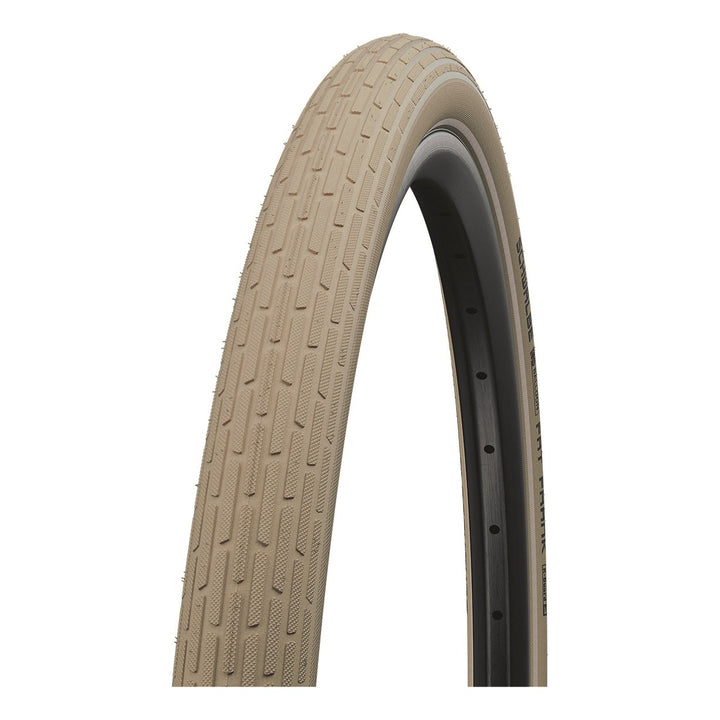 Schwalbe Pneu Fat Frank 26x2.35 Starr mit Reflexstreifen creme