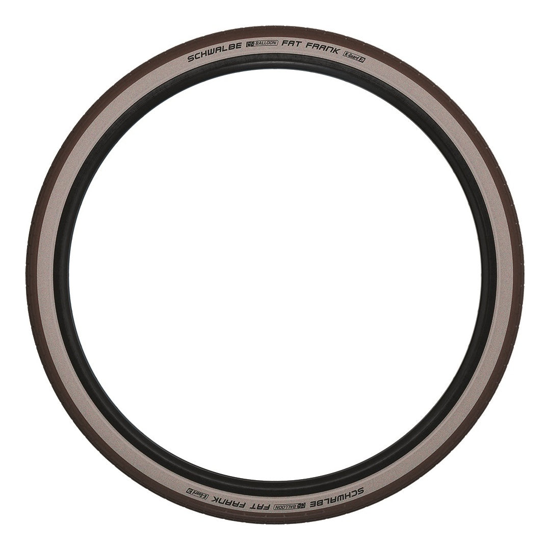 Schwalbe Pneu Fat Frank 28x2.00 Starr mit Reflexstreifen brown/whitewall