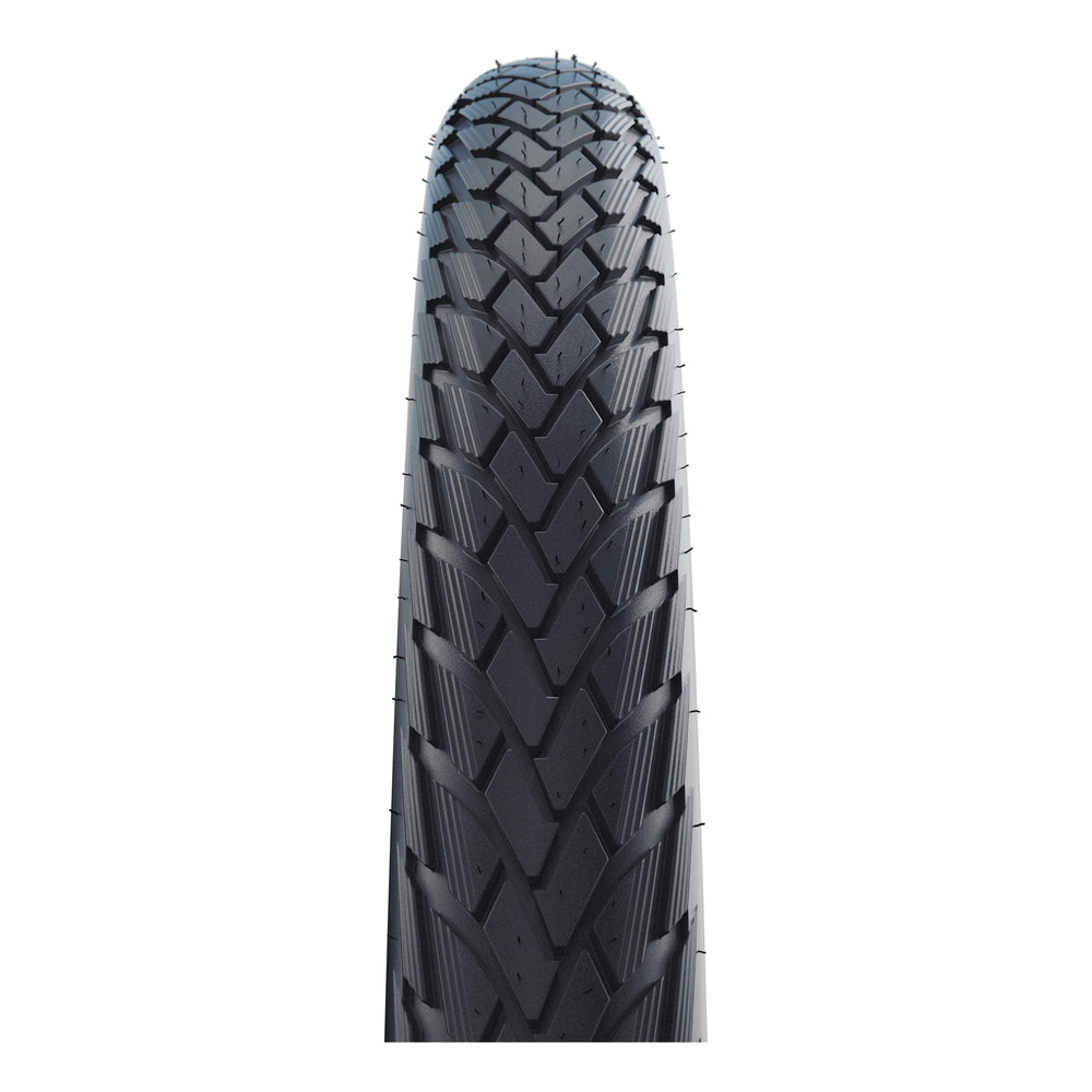 Schwalbe Pneu Green Marathon 700x35C GG Starr mit Reflexstreifen black