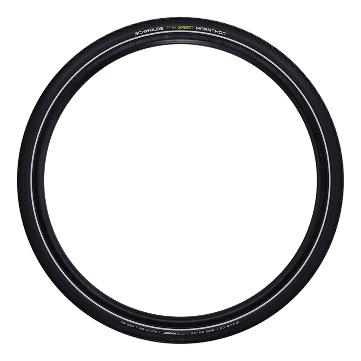 Schwalbe Pneu Green Marathon 700x47C GG Starr mit Reflexstreifen black