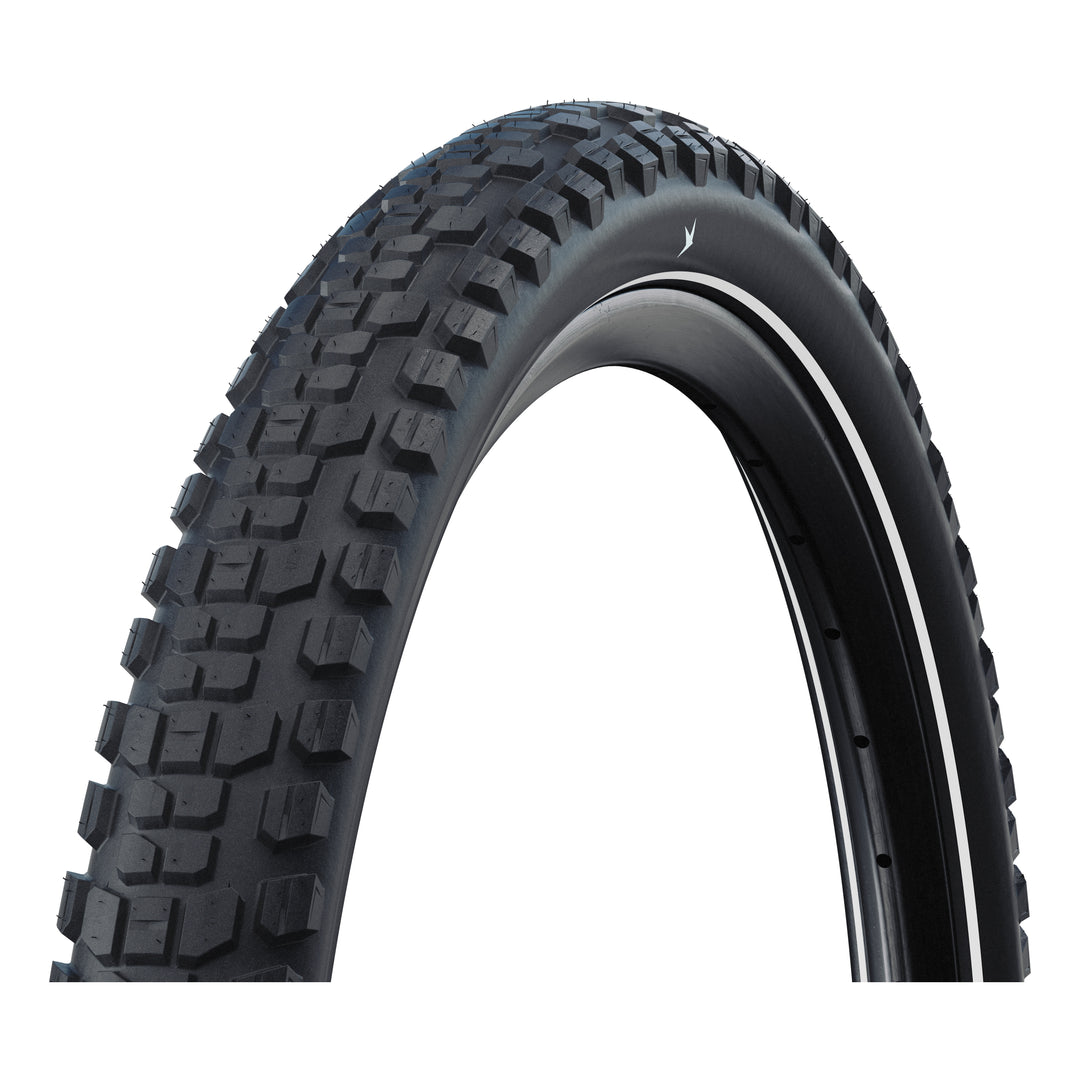 Schwalbe Pneu Hybrid Johnny Watts Plus 29x2.35 Addix Green Starr mit Reflexstreifen black Radial black