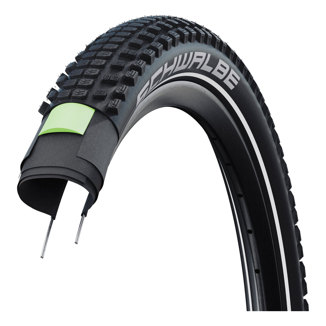 Schwalbe Pneu Johnny Watts 365 27.5x2.35 Double Defense Addix Falt mit Reflexstreifen black