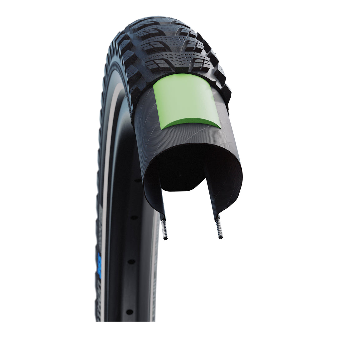 Schwalbe Pneu Marathon 365 700x35C starr mit Reflexstreifen black