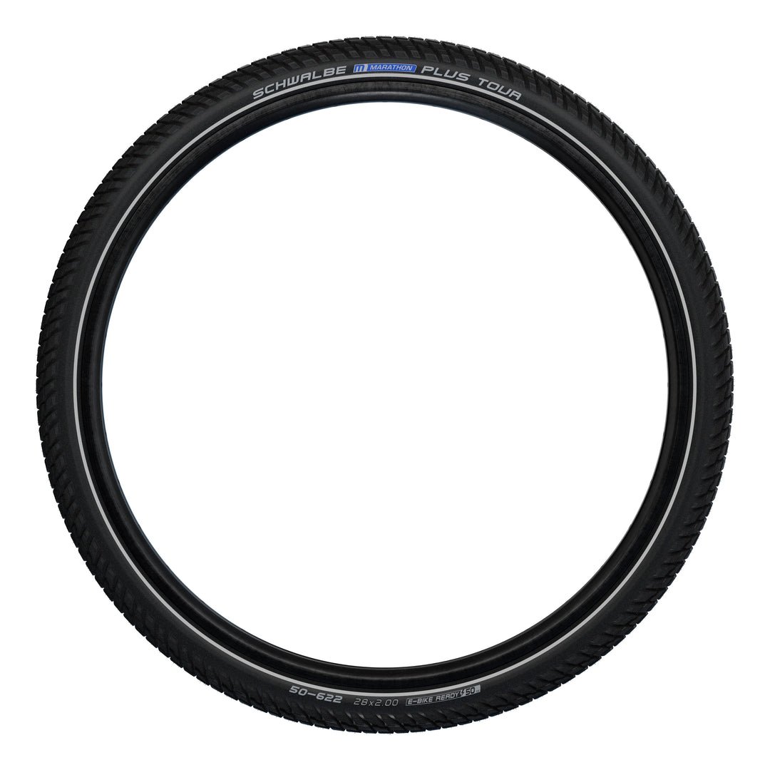 Schwalbe Pneu Marathon Plus Tour 26x2.00 Starr mit Reflexstreifen black