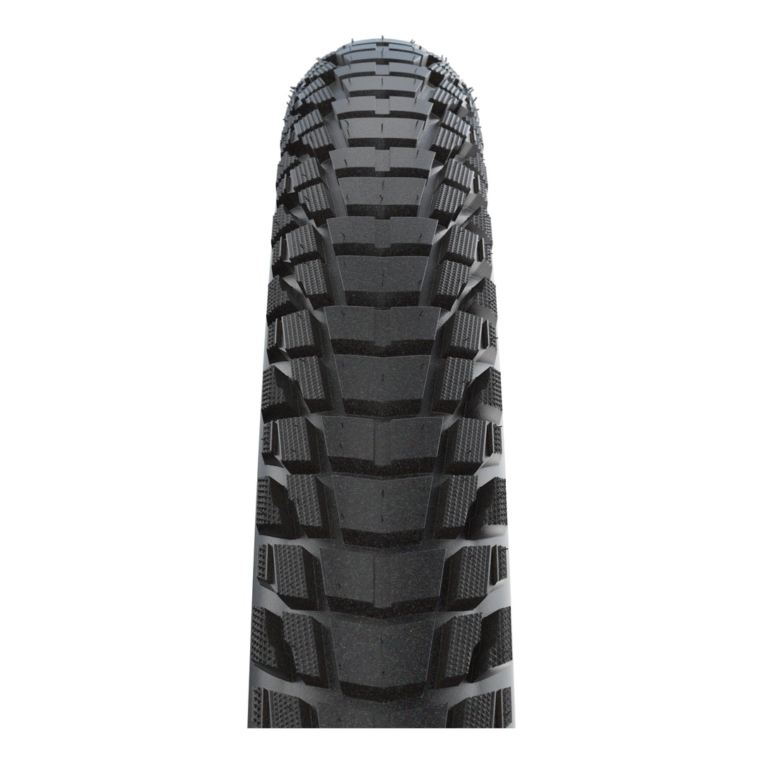 Schwalbe Pneu Marathon Plus Tour 28x2.15 Addix Green starr mit Reflexstreifen black