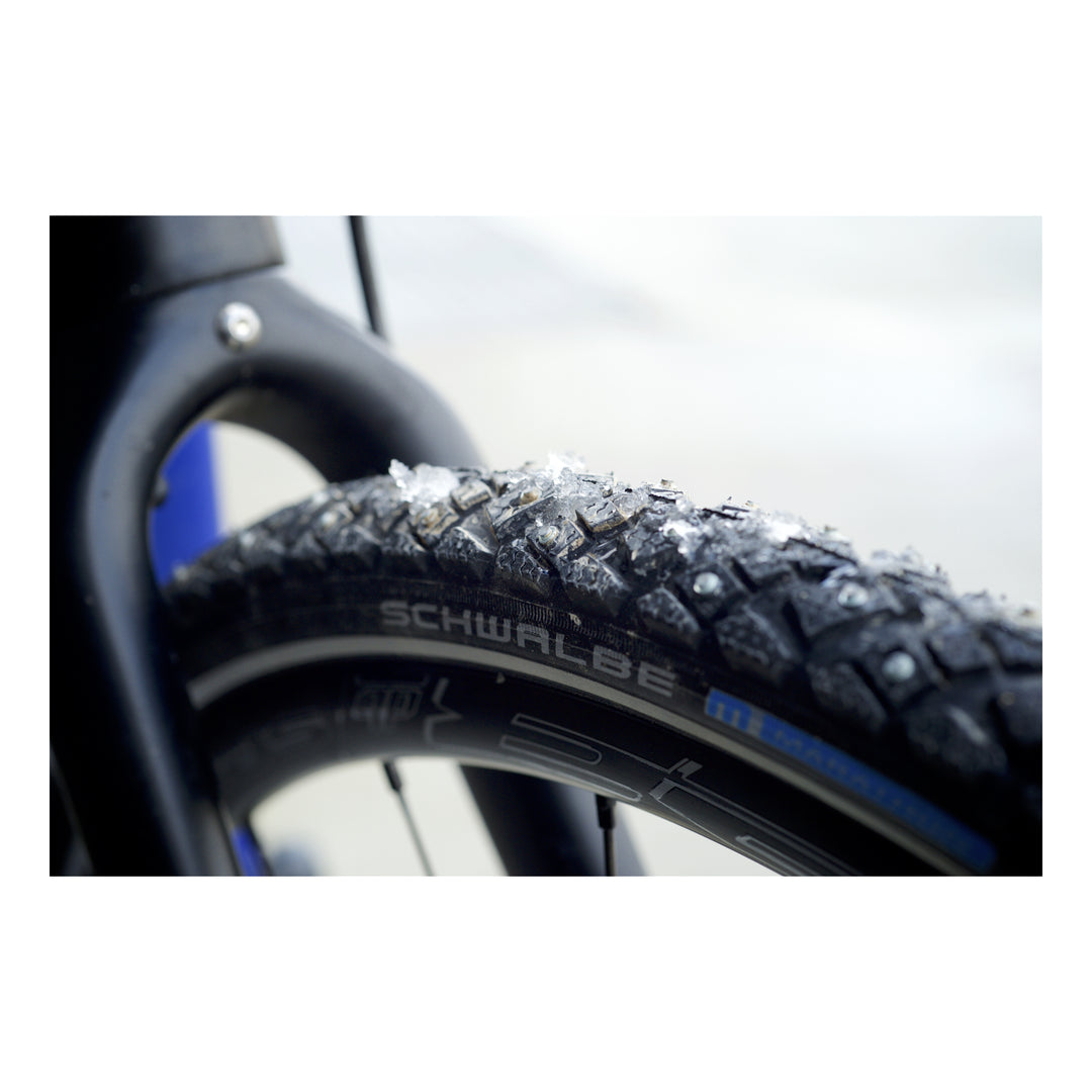 Schwalbe Pneu Marathon Winter Plus 700x40C Starr mit Reflexstreifen black