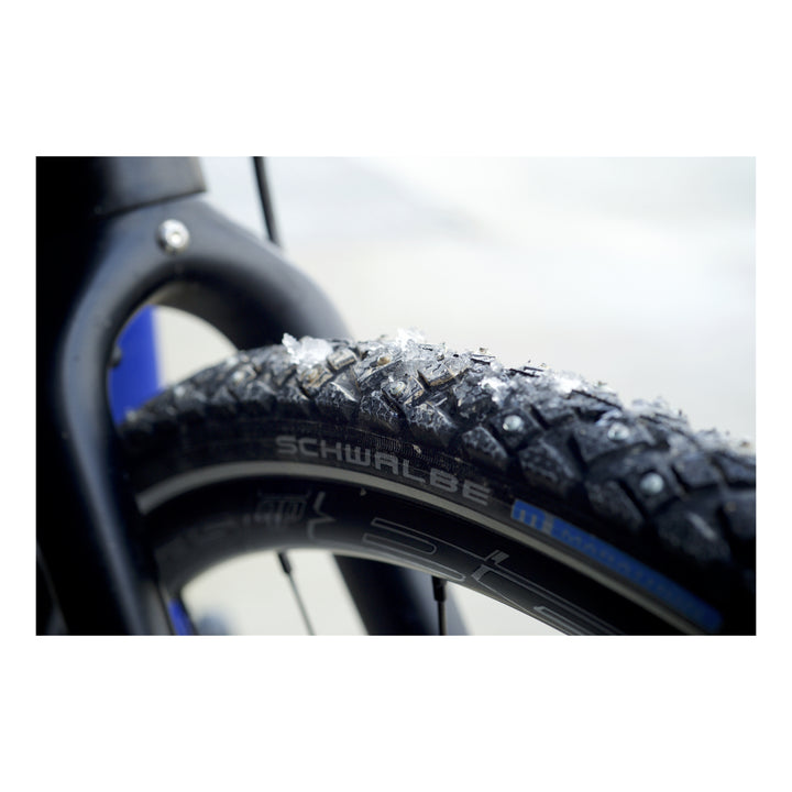 Schwalbe Pneu Marathon Winter Plus 700x40C Starr mit Reflexstreifen black