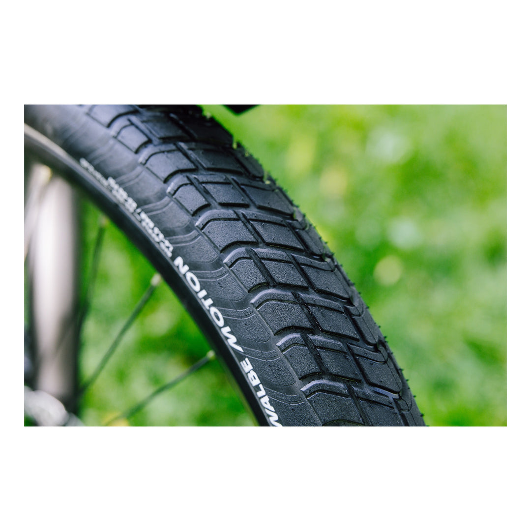 Schwalbe Pneu Motion Big Apple 26x2.15 Addix Green starr mit Reflexstreifen black