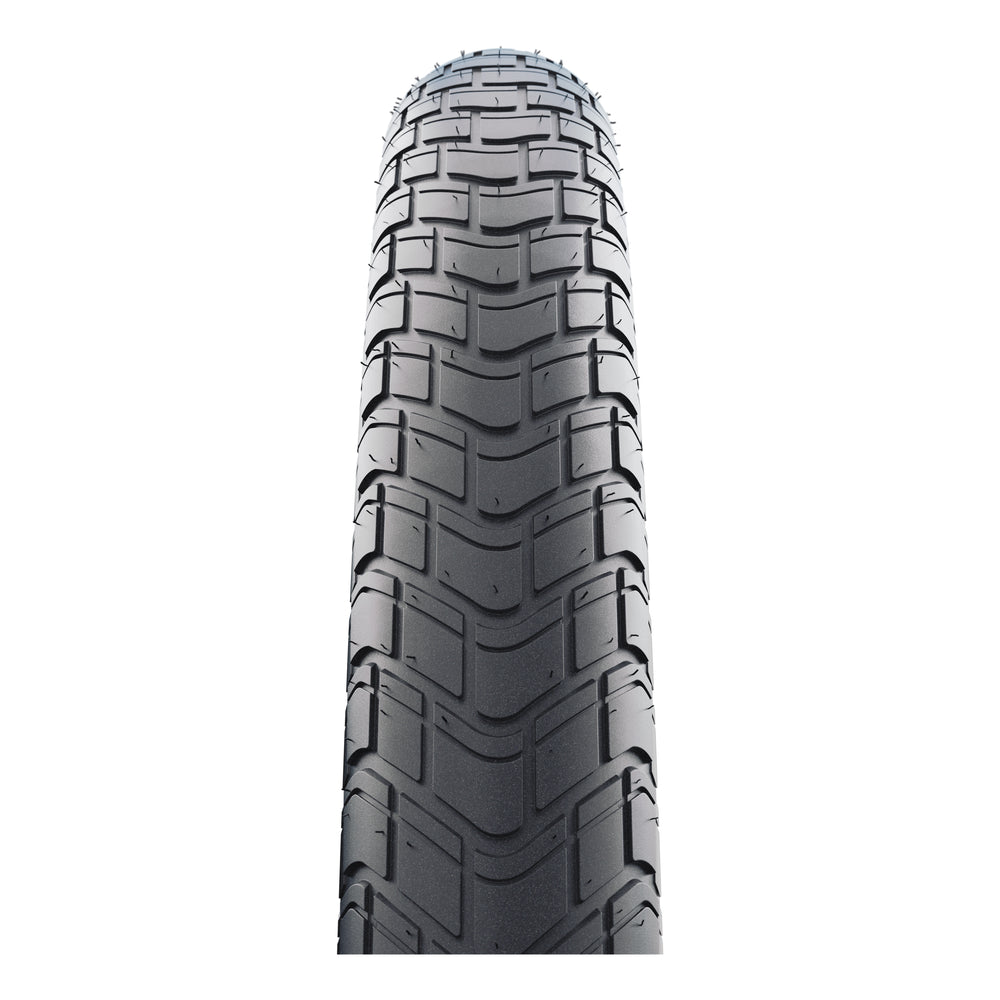 Schwalbe Pneu Motion Big Apple 28x2.15 Addix Green starr mit Reflexstreifen black