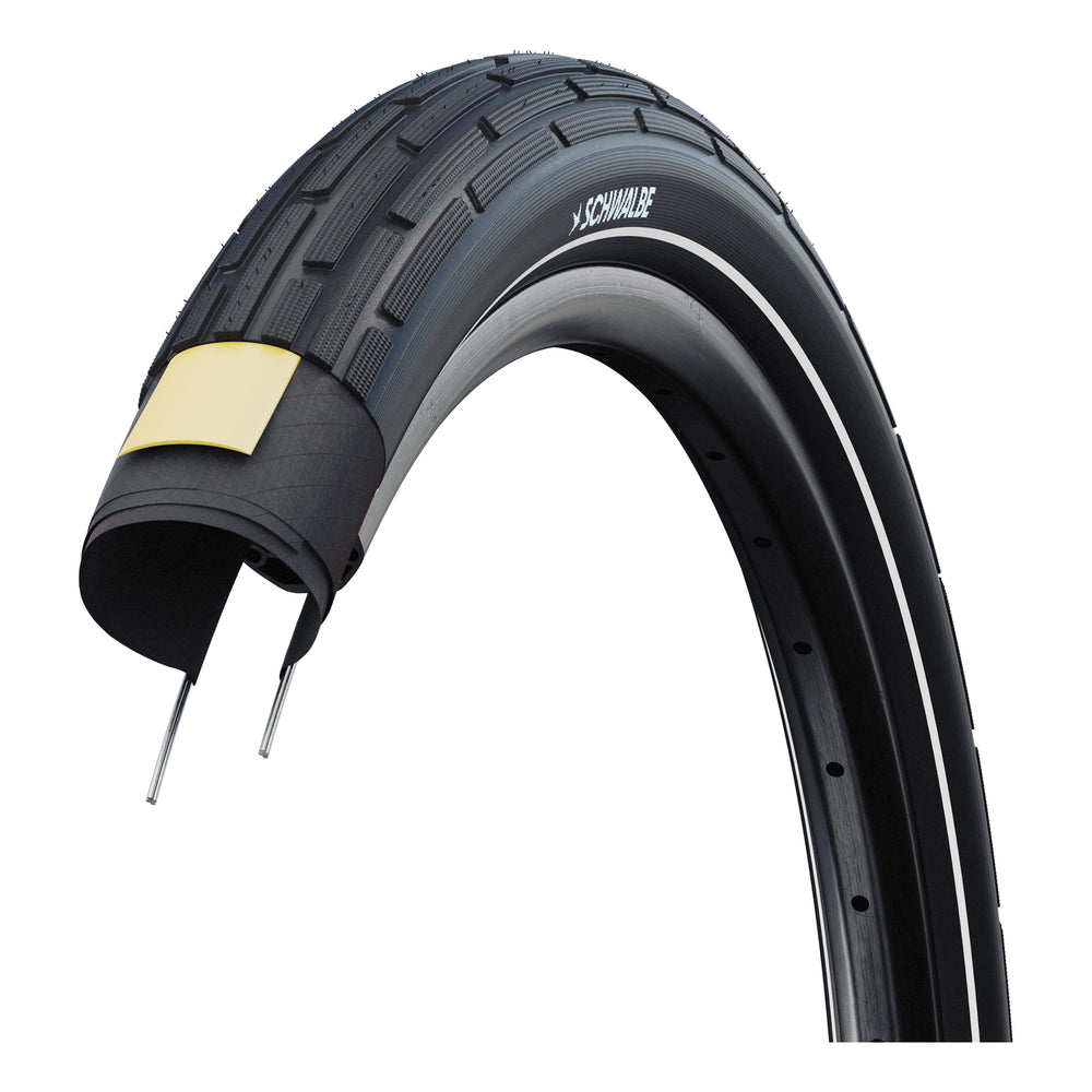 Schwalbe Pneu Motion Fat Frank 26x2.35 Starr mit Reflexstreifen black