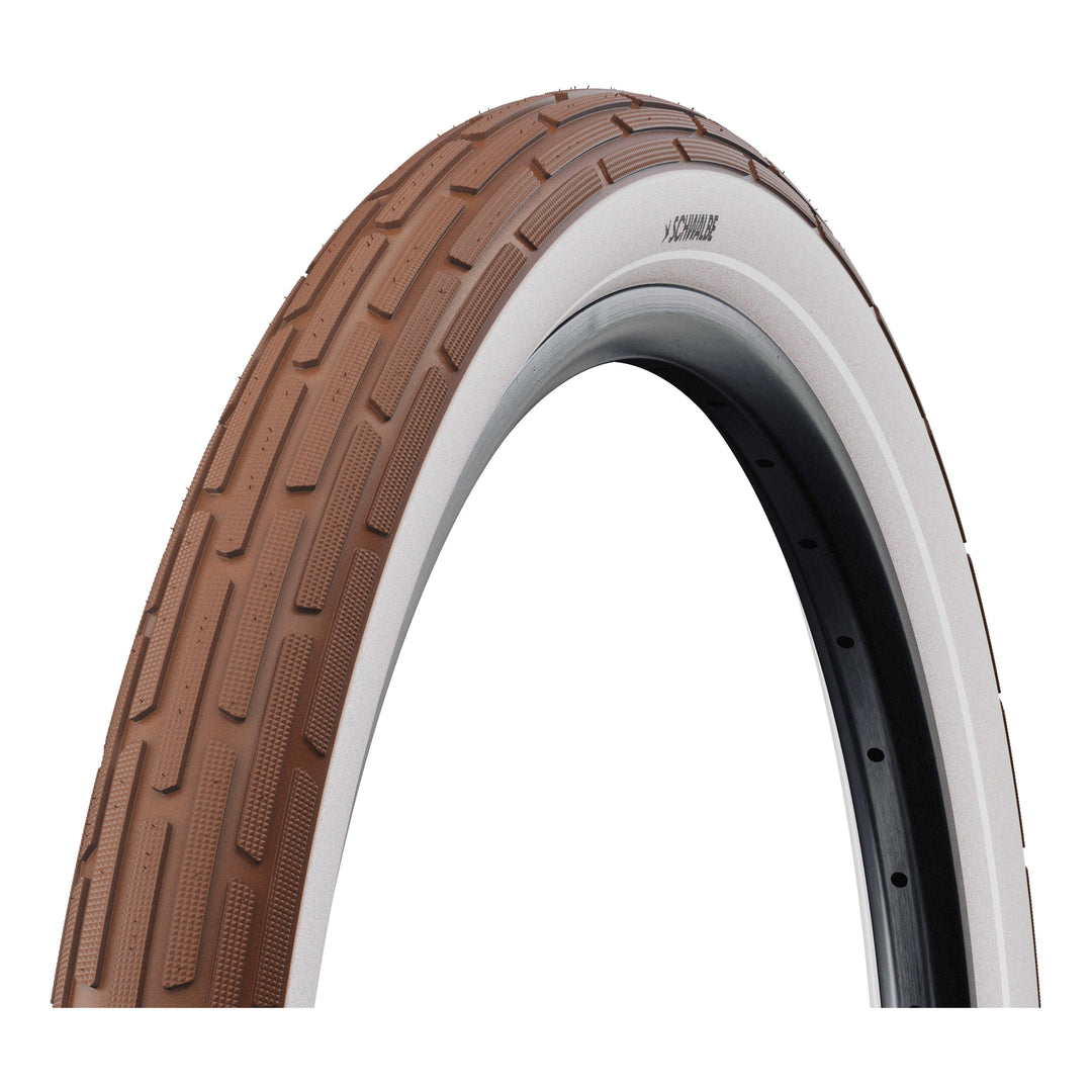 Schwalbe Pneu Motion Fat Frank 26x2.35 Starr mit Reflexstreifen brown whitewall