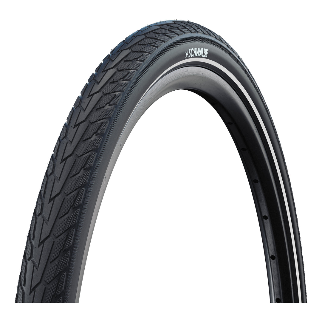 Schwalbe Pneu Motion Road Cruiser 700x42C Starr mit Reflexstreifen black