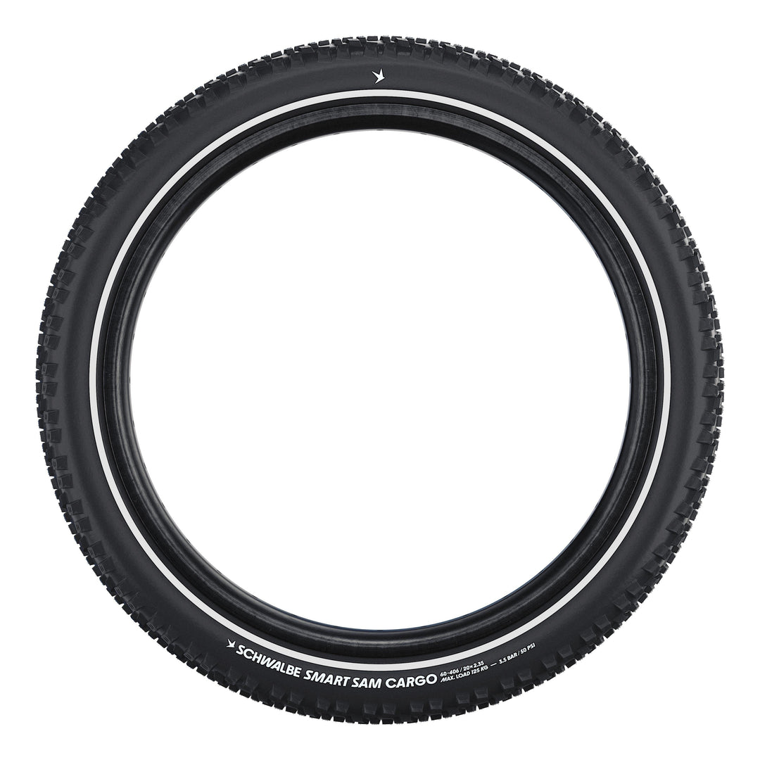 Schwalbe Pneu Motion Smart Sam Cargo 26x2.35 Addix E Starr mit Reflexstreifen black