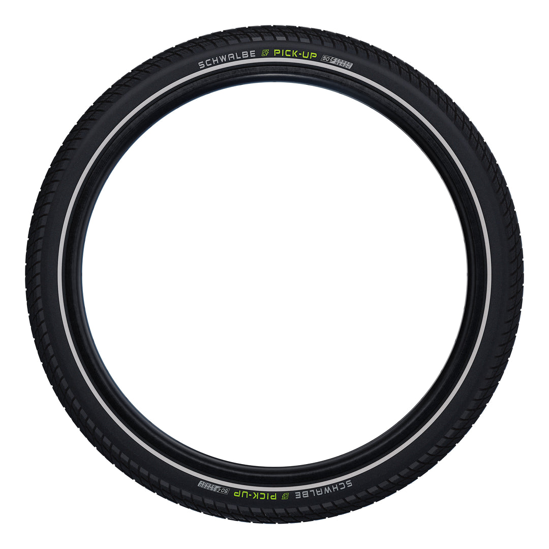 Schwalbe Pneu Pick-Up 27.5x2.60 Starr mit Reflexstreifen black