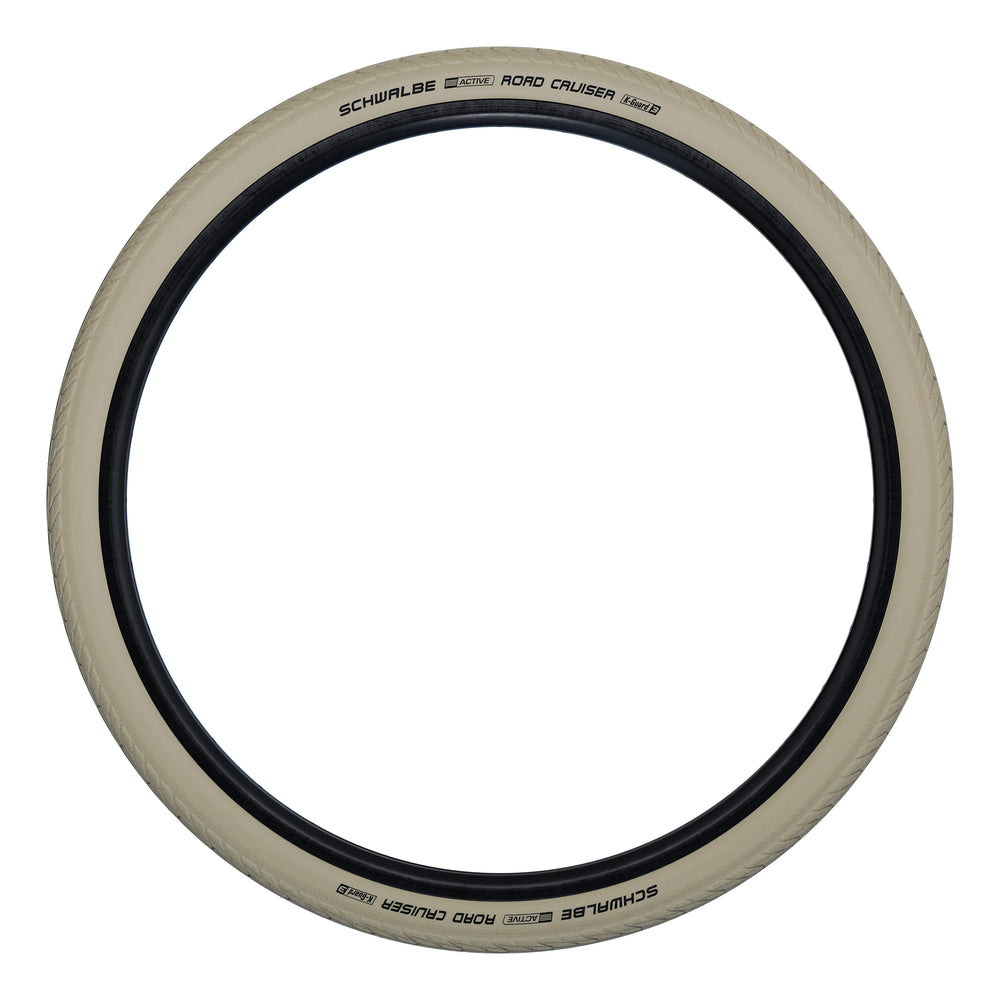 Schwalbe Pneu Road Cruiser 26x1.75 Starr mit Reflexstreifen creme