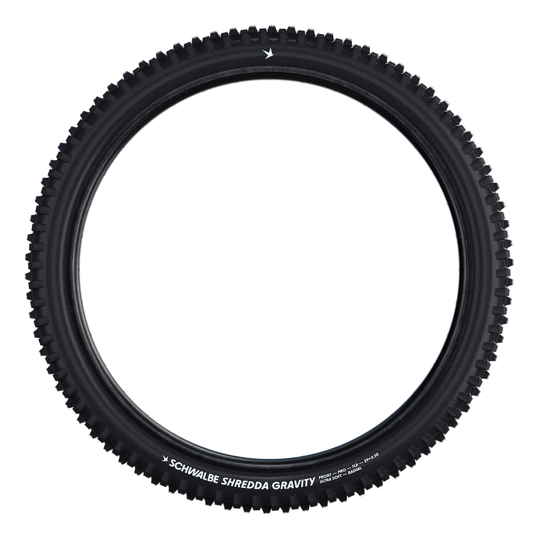 Schwalbe Pneu Shredda Front 29x2.50 Gravity Pro Addix UltraSoft TL-Ready black Radial black