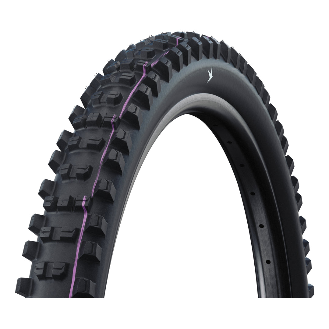 Schwalbe Pneu Shredda R 27.5x2.50 Gravity Pro UltraSoft TL-Ready black Radial black