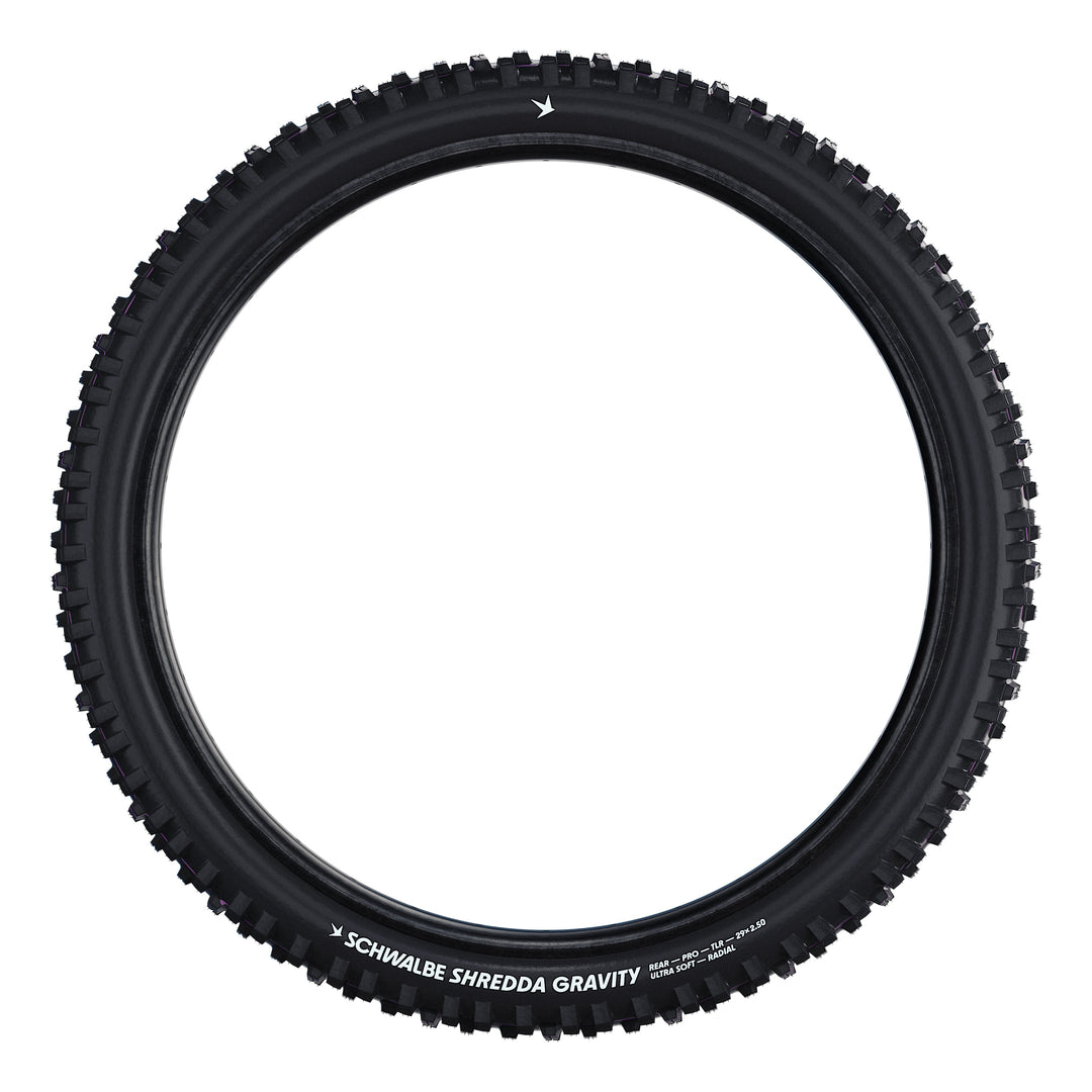 Schwalbe Pneu Shredda Rear 29x2.50 Gravity Pro Addix UltraSoft TL-Ready black Radial black